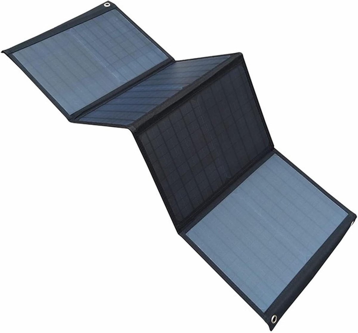 Opvouwbaar Zonnepaneel - Draagbare Lader - Buiten Opladen - Hoge Conversie Chip - 40W Vermogen - Zwart