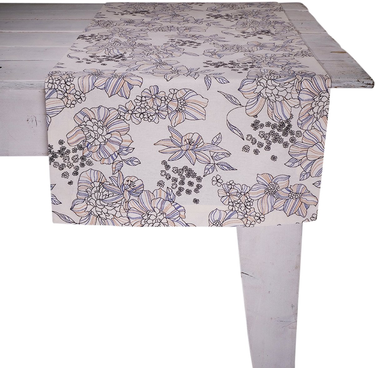 Lali Tafelloper blauw 50x140cm