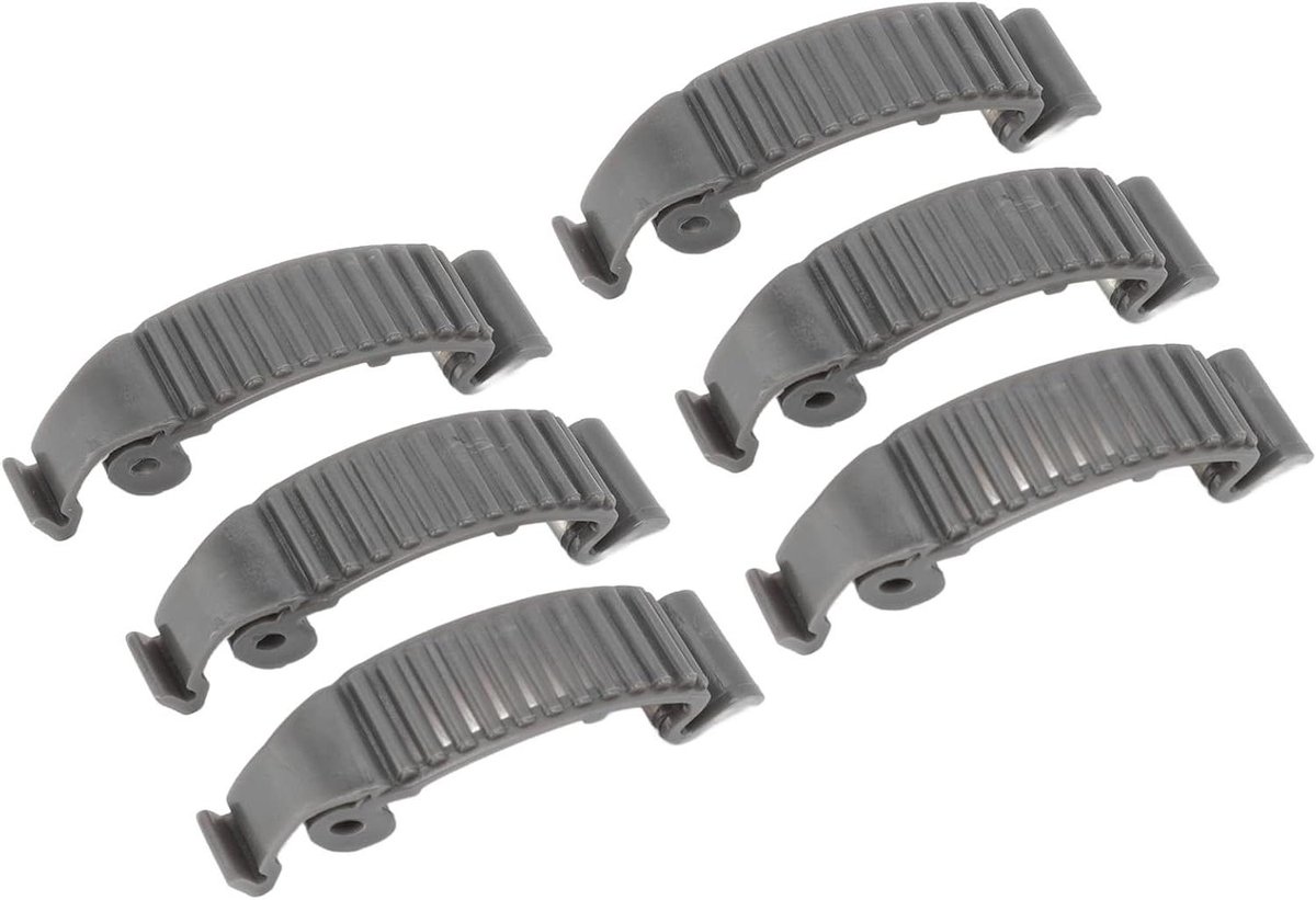 Kettingzaag Cilinder Clips - Vervangende Gespen - Onderhoud Kettingzaag - Eenvoudige Installatie - 2 Stuks - Zwart