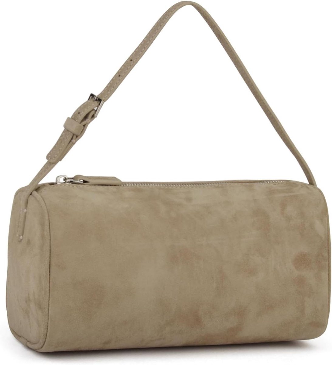 Dames Handtas - Schoudertas Hobo - Dagelijks Gebruik - Verstelbare Band - 19 x 8 x 10 cm - Bruin