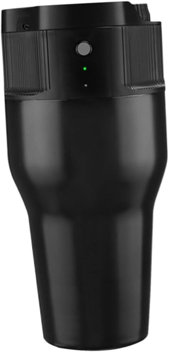 Koffiezetapparaat - Mini Espresso - Reizen en Buiten - Handmatig Bedienbaar - 21.8 x 10.5 cm - Zwart