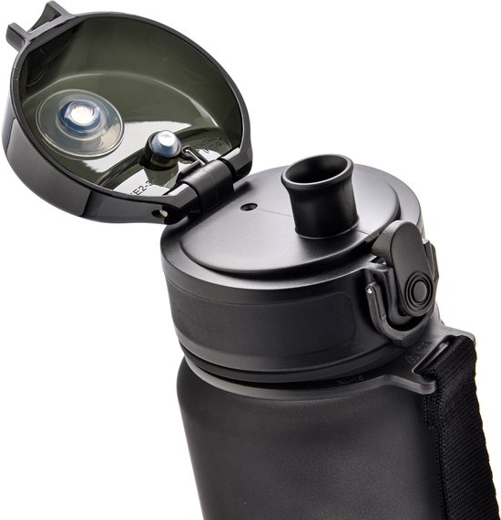 Meteor Sportbidon 500 ml - Fietsbidon - Sportaccessoire - Zwart/Wit van Meteor — afbeelding 5