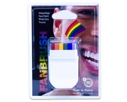 Fanbrush Regenboog Rainbow Pride Schmink