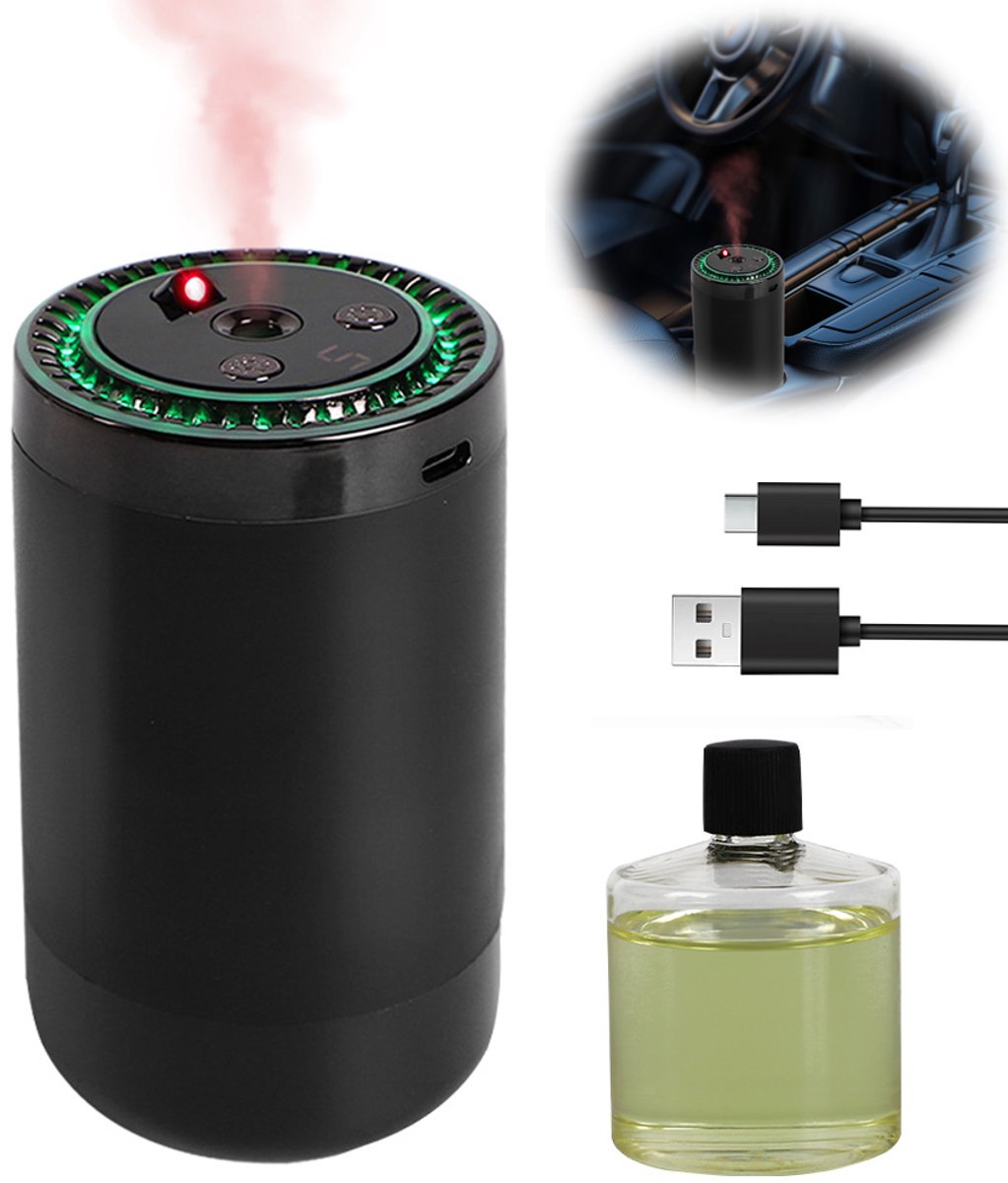 Slimme Auto Luchtverfrisser Diffuser - Automatische Aromaverspreider Voor Etherische Oliën - Geurverfrissers Met Sterrenprojector