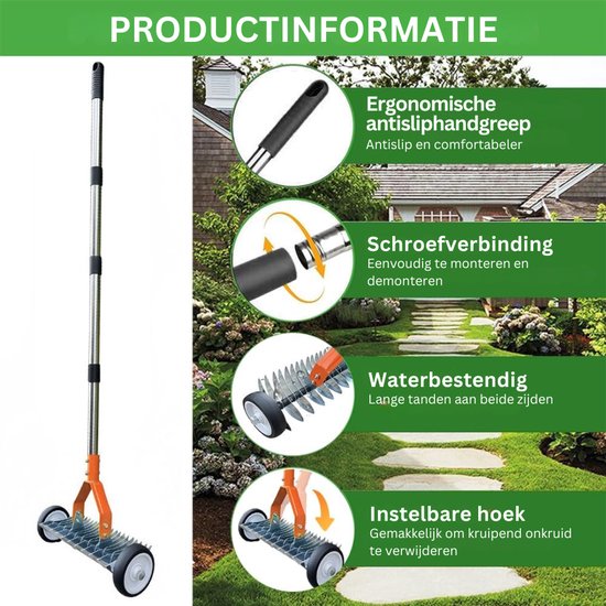 CRLYN® Woelvork - Tuinwoeler - Spitvork - 170 CM van CRLYN — afbeelding 2