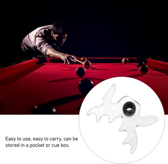 Billiard Bridge Head met Rubber, Perfect voor Pooltafel en Billiard Spellen, Verbeter je Spelervaring van Merkloos — afbeelding 5