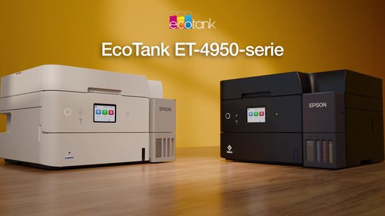 Epson EcoTank ET-4950 - All-in-One Inkttank Printer - Kleurenscherm - Dubbelzijdig afdrukken, scannen én kopieren - ADF - Fax