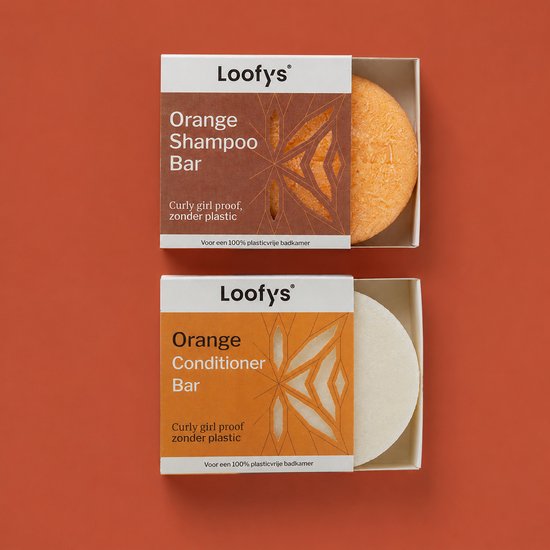 Loofys Shampoo & Conditioner Set Orange