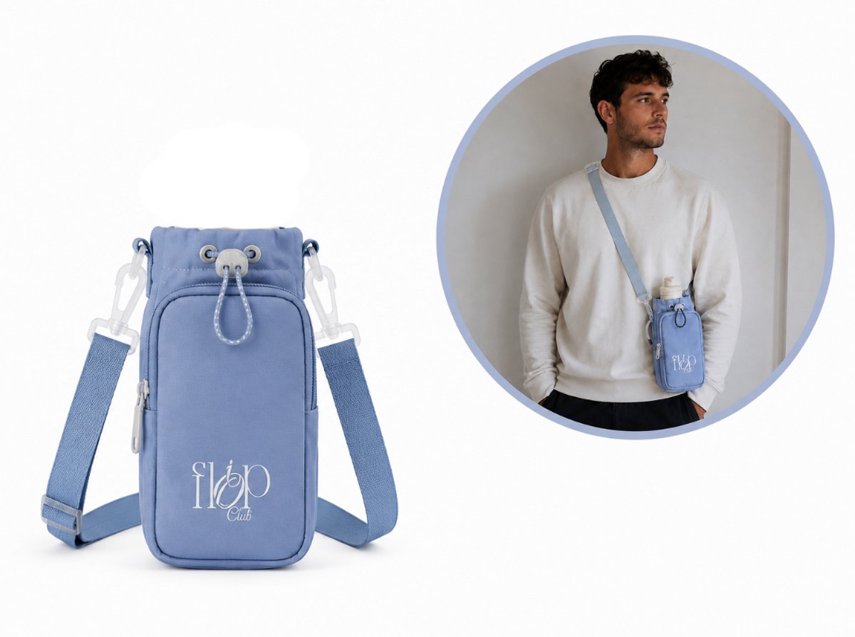 Flipflop Club© Bottle Bag | Tasje - Accessoires voor festival - Waistbag - Telefoontasje - FannyPack - Festival tasje