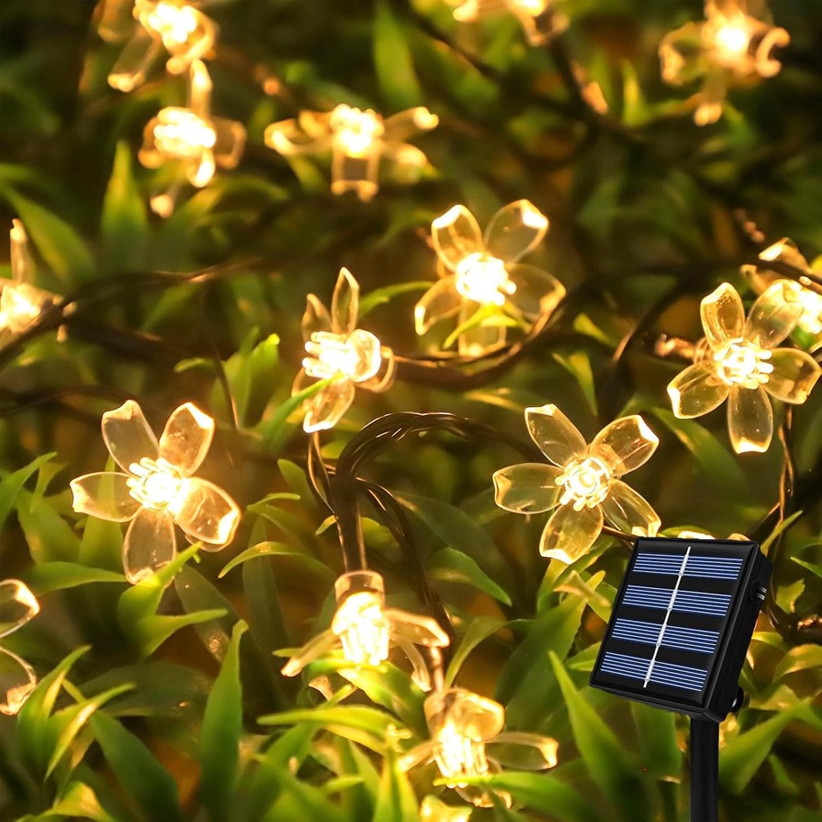 Lichtsnoer op zonne-energie - Waterdicht - 30 LED's - 8 Lichtmodi - Voor Buiten