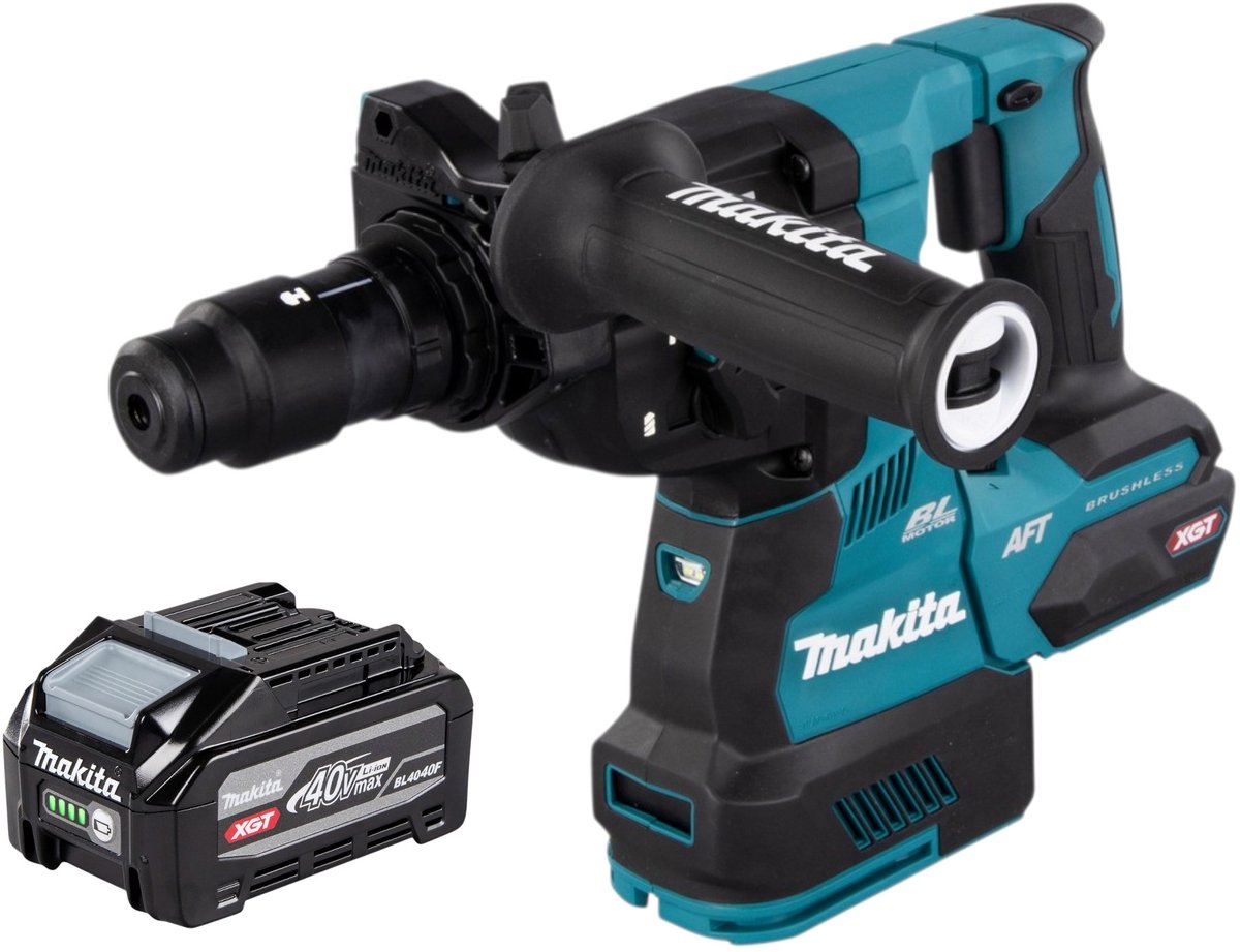 Makita HR 002 GU1 accu-boorhamer 40 V max. 2,9 J SDS plus borstelloos + 1x accu 4,0 Ah - zonder oplader