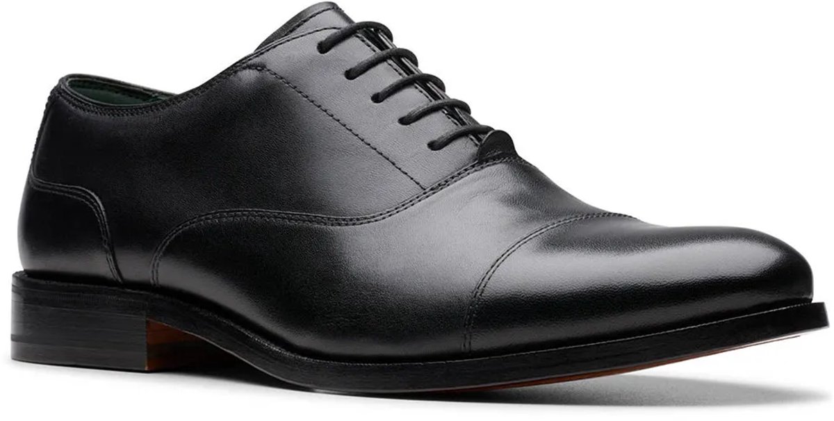 Clarks Shoes Craft James Cap Schoenen Zwart EU 40 Man