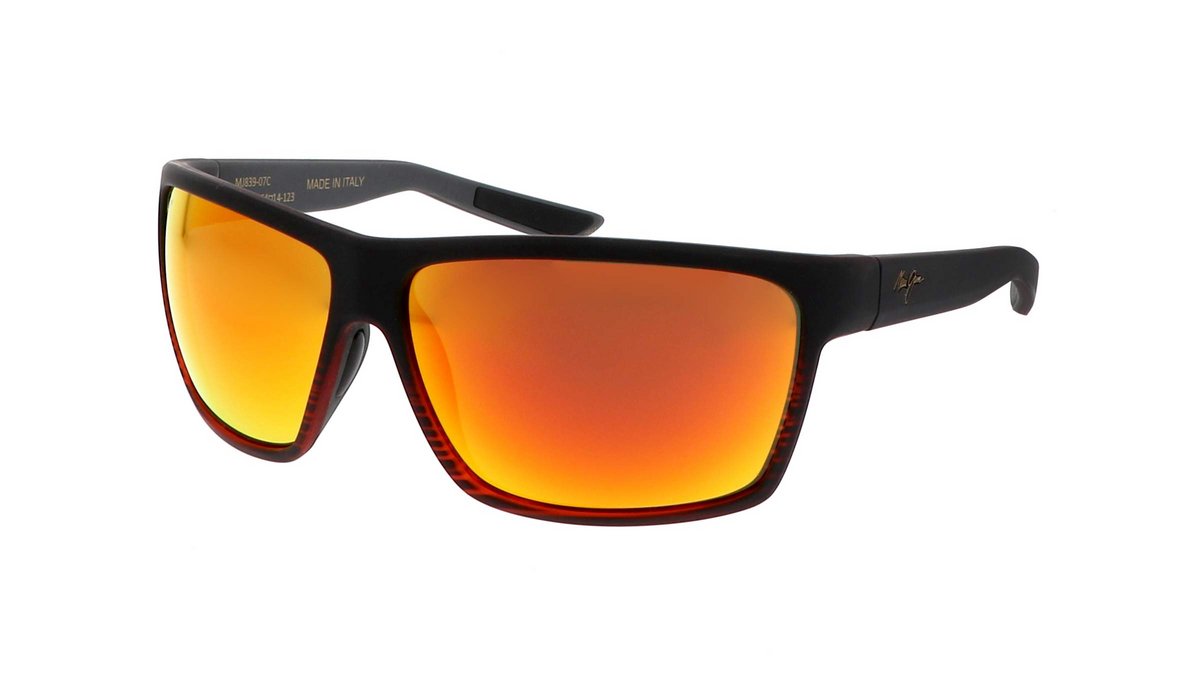 Maui Jim RM839-07C - Alenuihaha - Zwart - Hawaii Lava Full Mirror