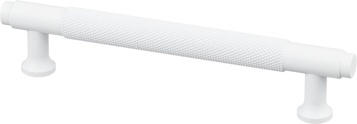 Handgreep Wit - diamond cut - 128mm/164mm