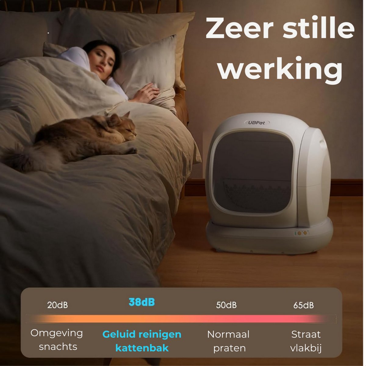 UBPET C20 automatische kattenbak met app en geurcontrole thumbnail 8