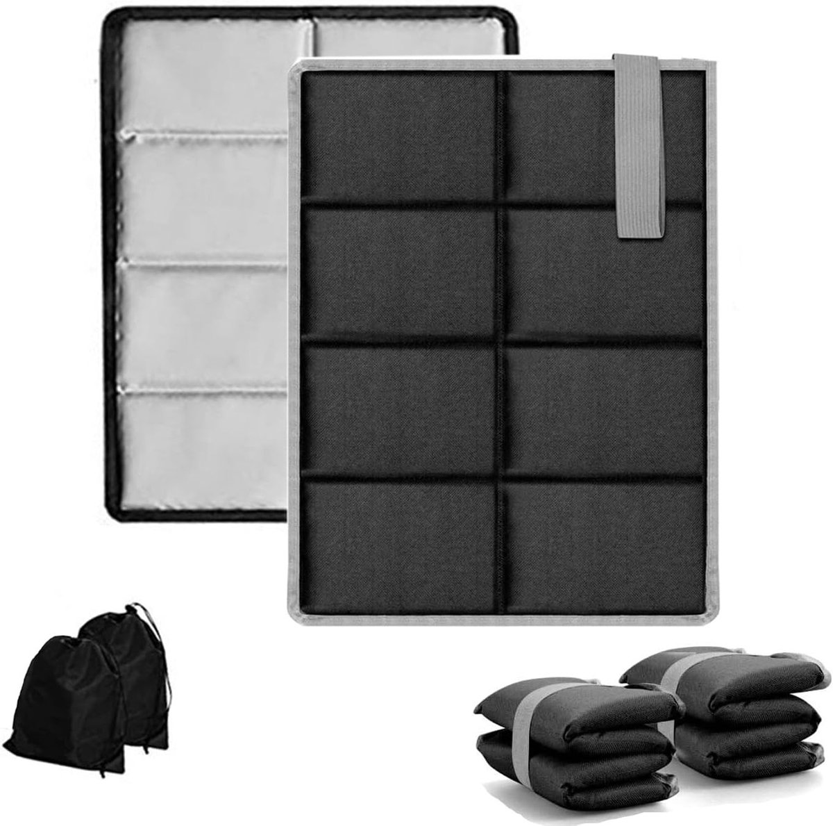 Vouwbare Zitkussens Set van 2 - Comfortabele en Warmte-isolerende Mat voor Wandelen, Tuin en Strandactiviteiten