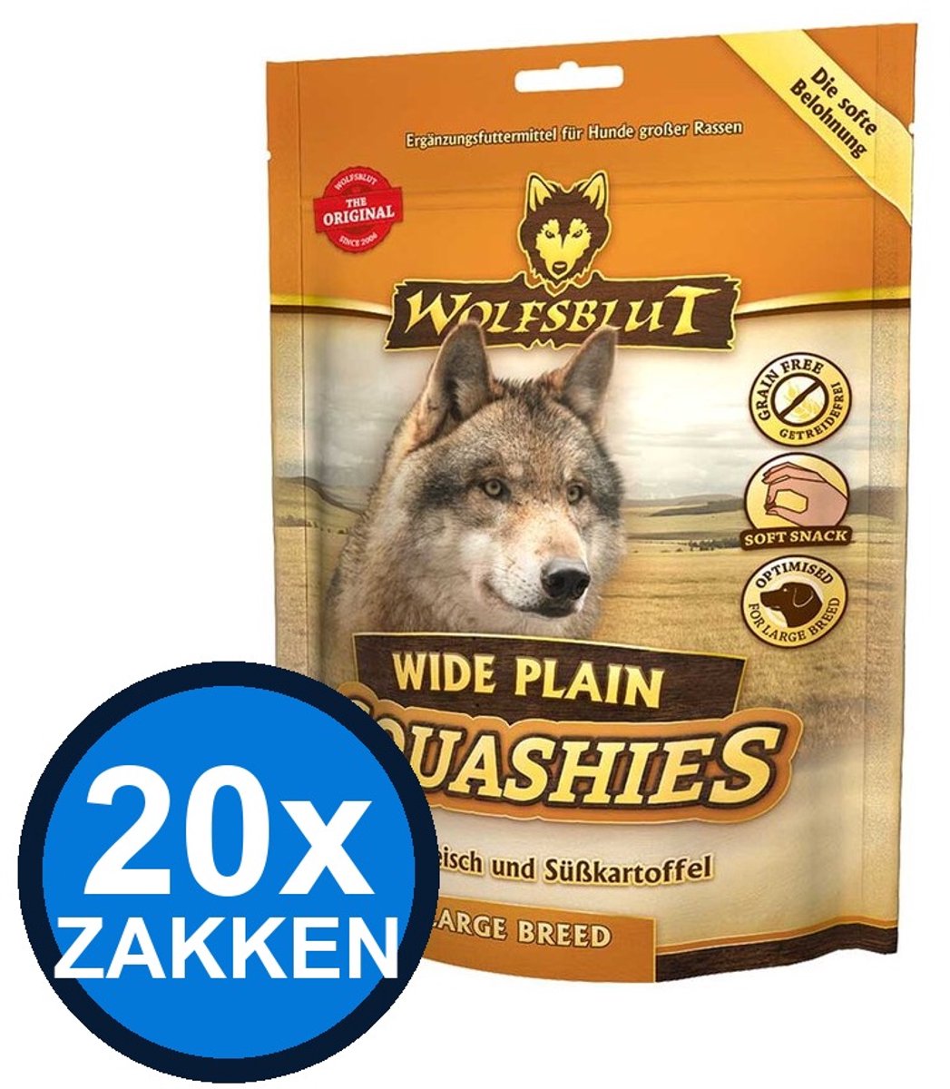 Wolfsblut Wolfsblut - Squashies Wide Plain All Ages Large Breed - Hondenvoer Droogvoer - 300 g