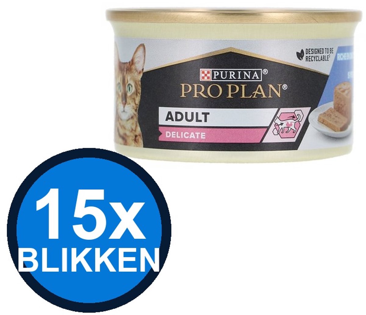 Pro Plan Pro Plan - Cat Mousse Delicate Kalkoen - Kattenvoer Natvoer - 85 g