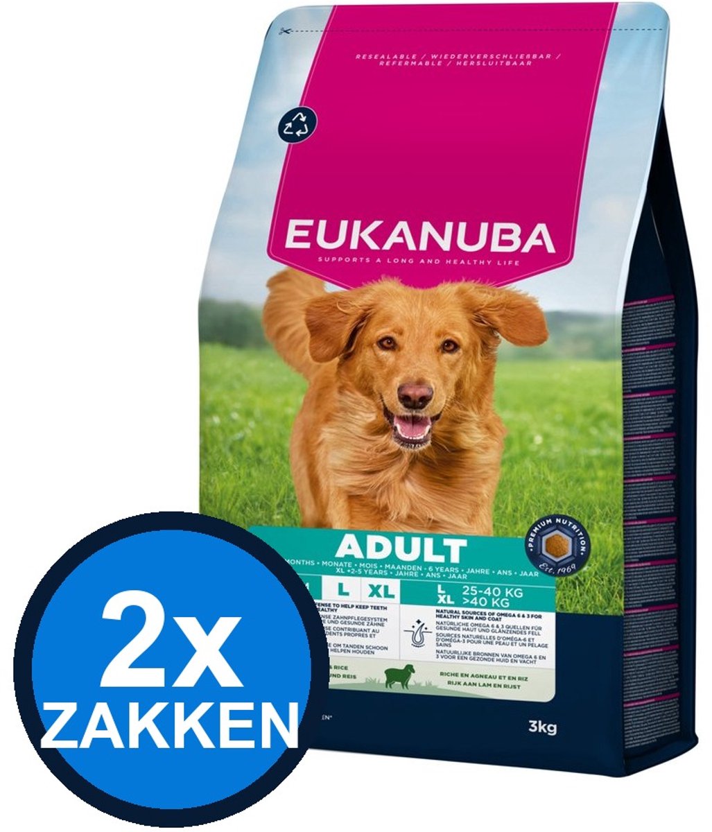 Eukanuba Eukanuba - Life Care Dog Adult Large Lamb & rice - Hondenvoer Droogvoer - 3 kg