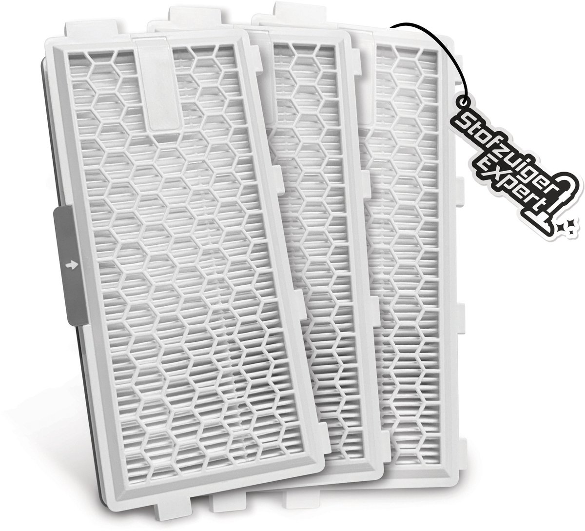 3x HEPA H13 Filter Geschikt voor Miele – Kwalitatieve Vervanger voor Miele SF-HA-50 - O.A. Geschikt Voor Miele Guard L1, M1, S1, Compact C1, Complete C2, Complete C3 en de S4, S5, S6, S8, S8000, S6000, S5000 en S4000 series