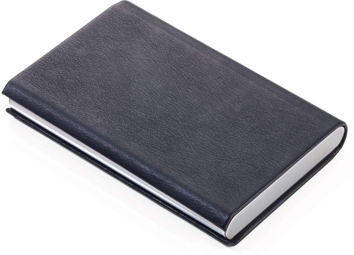 Inovra - Creditcardhouder met Uitleesbescherming - Voor ca. 10 Kaarten - Modern Zwart