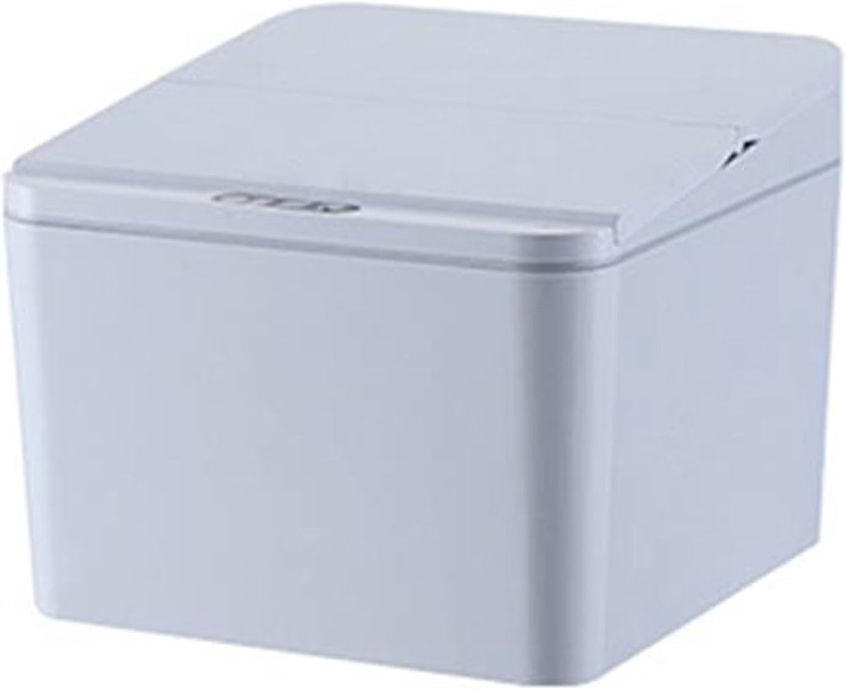 Automatische afvalbak met infraroodsensor en deksel - 6L touchvrije prullenbak voor keuken, badkamer en kantoor