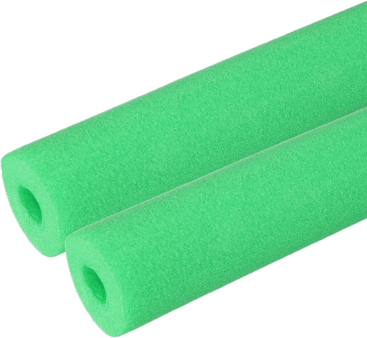 2 stuks buisisolatie schuimbuis voor zwembad, zwembadnoedels en warmtebehoud, 25 mm ID x 3,3 FT x 2-9/16 inch OD, thee groen