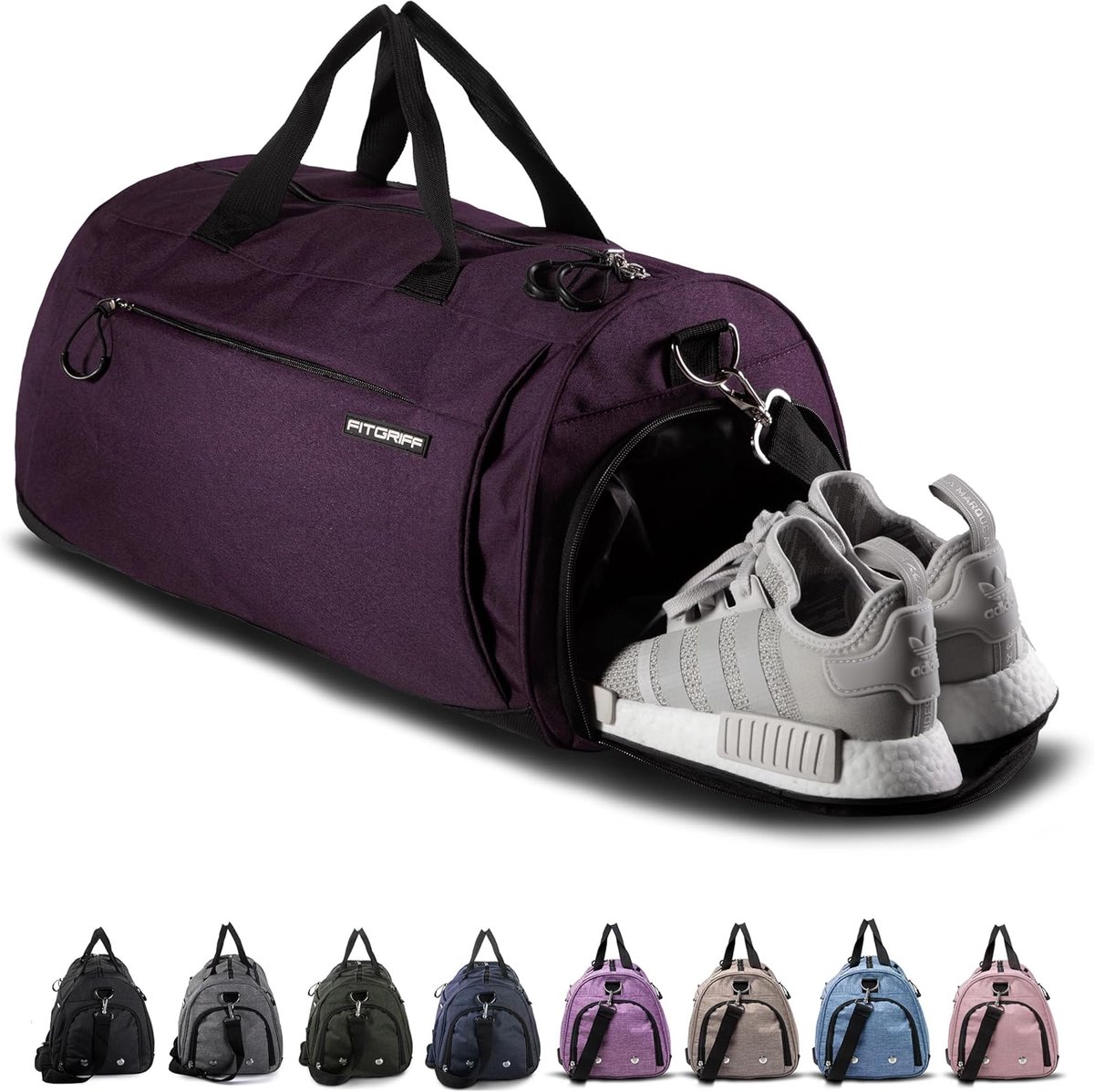 Thijox - Sporttas & Reistas V1 met Schoenenvak en Natvak – Travel Bag voor Heren en Dames – Ideaal voor Reizen, Gym, Fitness en Outdoor Activiteiten –