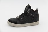 Zwarte sneaker half hoog- braqeez- Levi Louwies Black-34