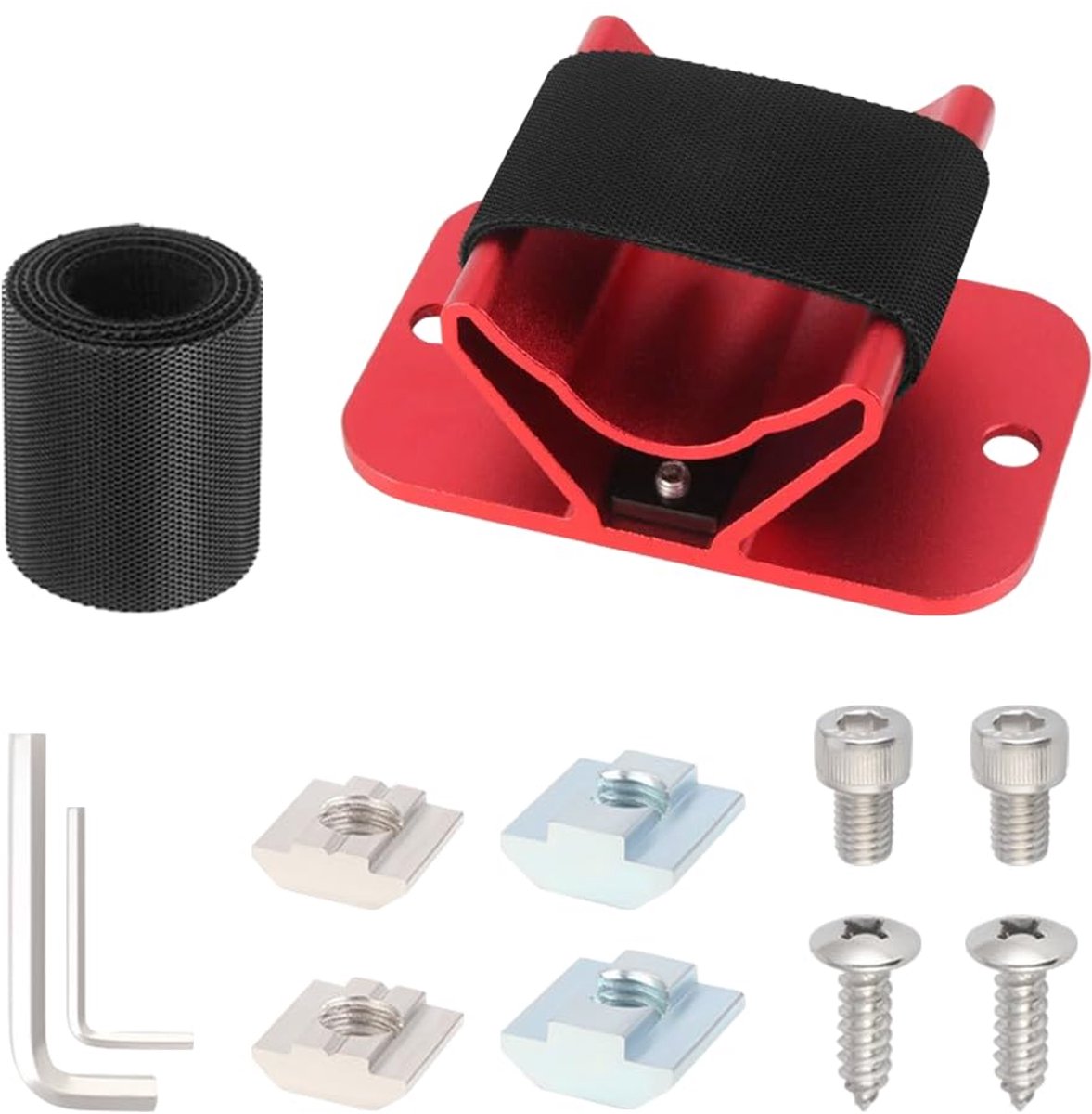 bagagedragerhouder, aluminium fietsvorkhouder, multifunctionele fiets, auto, dakhouder voor racefietsen, dakfietsendrager, mountainbikes, transport, rood