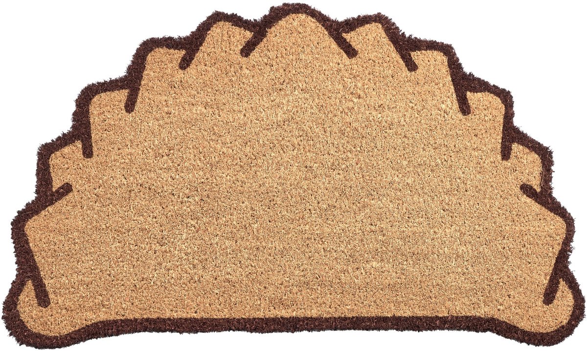 Beliani LAZI - Deurmat - Naturel - 45 x 75 cm - Kokosvezel/PVC Natuurlijk