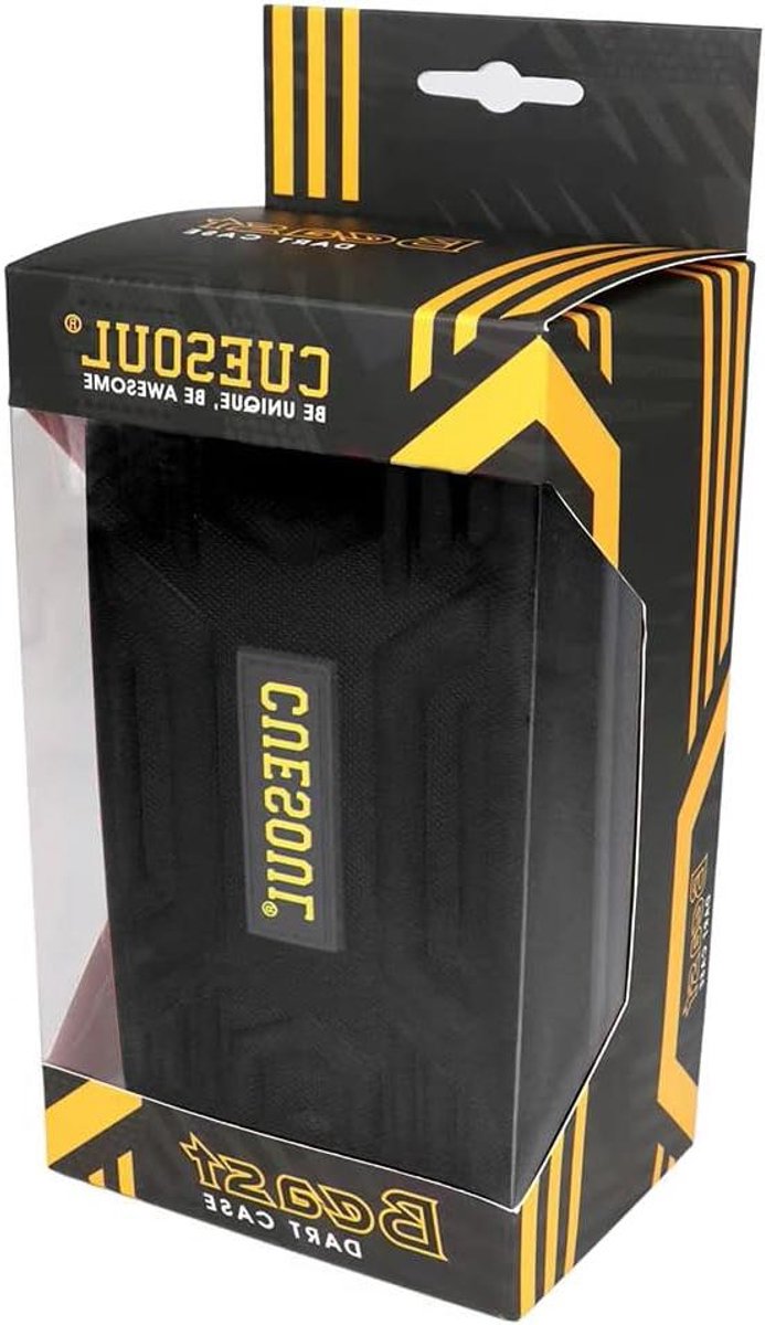 Dartetui - Dartpijlen houder - Darts opbergen - Ruimte voor 2 sets - 18 x 11 x 7 cm - Zwart