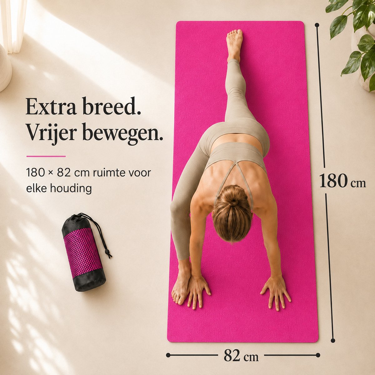 Sercano Yoga Handdoek 180x82cm thumbnail 4