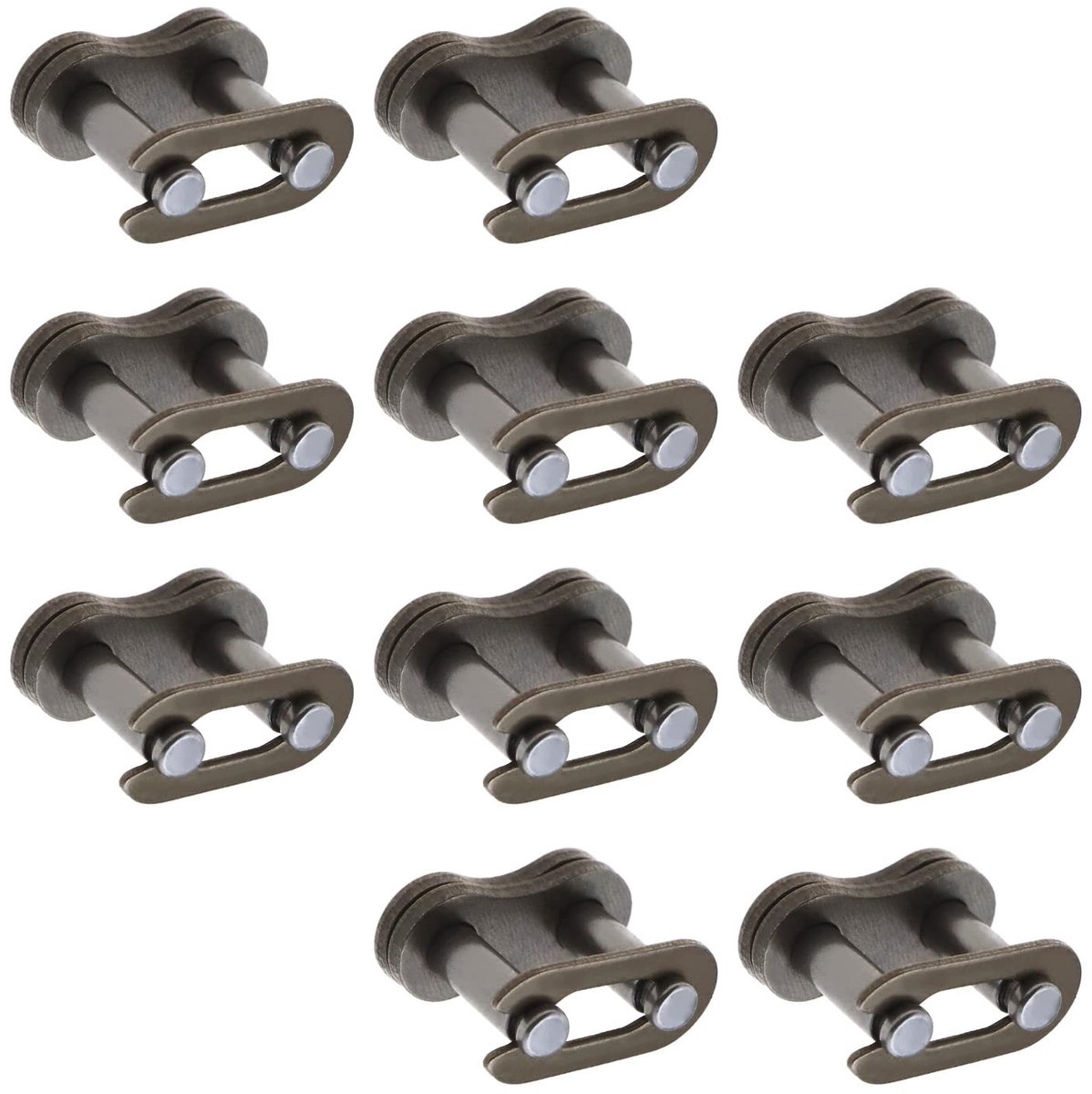 Dailygoods- Vervangende Schakels 10 Stuks - 25H Stalen Kettingschakel - Motorfiets - Duurzaam - Hoogwaardige Kwaliteit - Kettingschakels