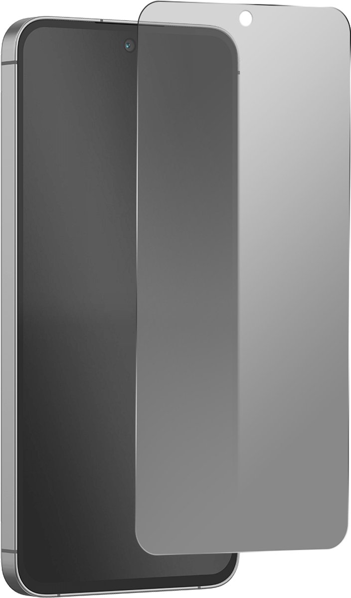 Eiger, Anti-Spy Privacy Glas geschikt voor Galaxy S25 FE / A57 5G 2.5D, Transparant zwart
