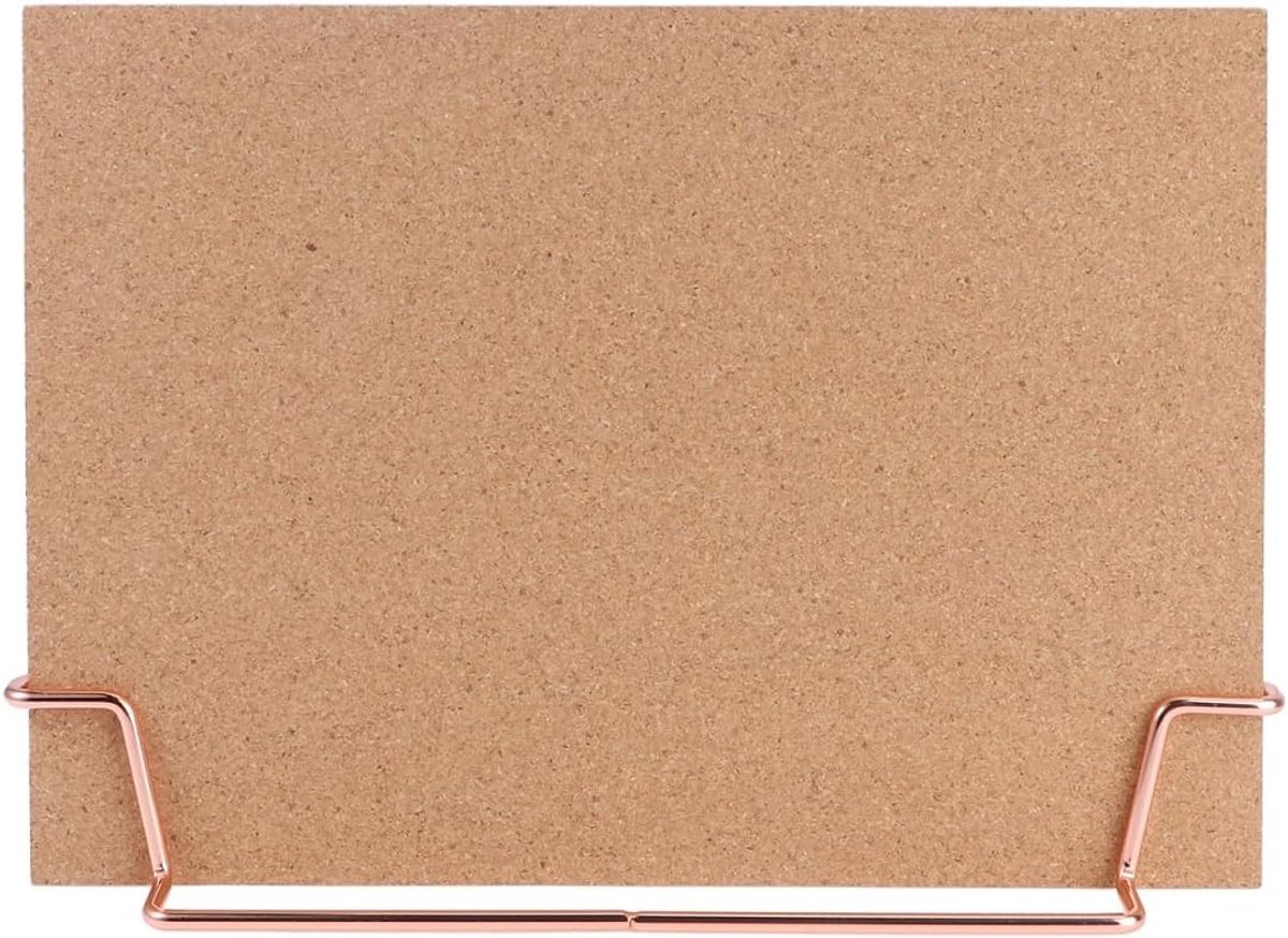 Witte tafelstandaard voor vierkante mededelingenborden, ideaal voor communicatie en foto's, bureau-accessoire