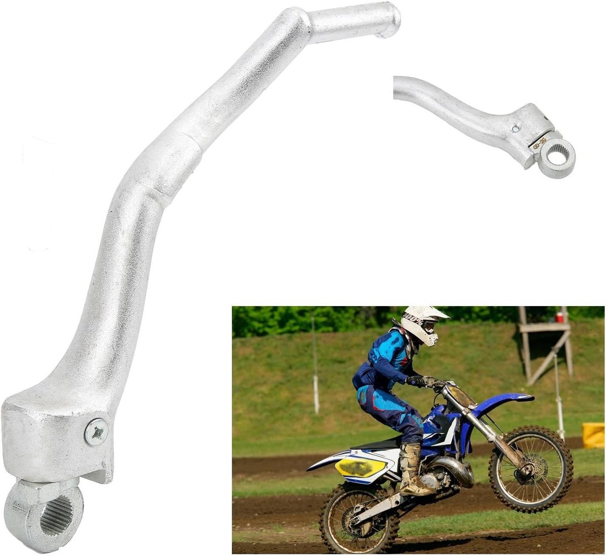 CNC Gefreesde Aluminium Kick Start Pedal voor 250CC Motoren, Geschikt voor Motocross en Dirt Bikes