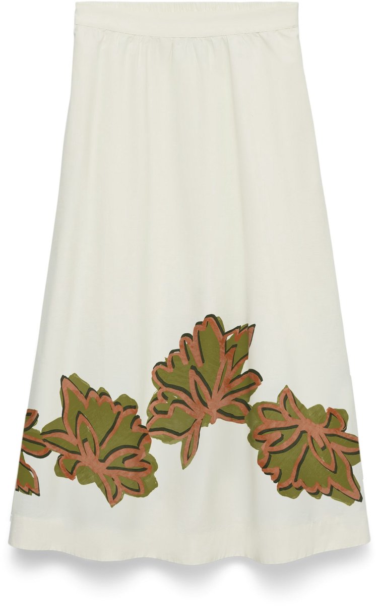 VERO MODA - Dames rok - Maat S - Vrouwen - wit - katoen