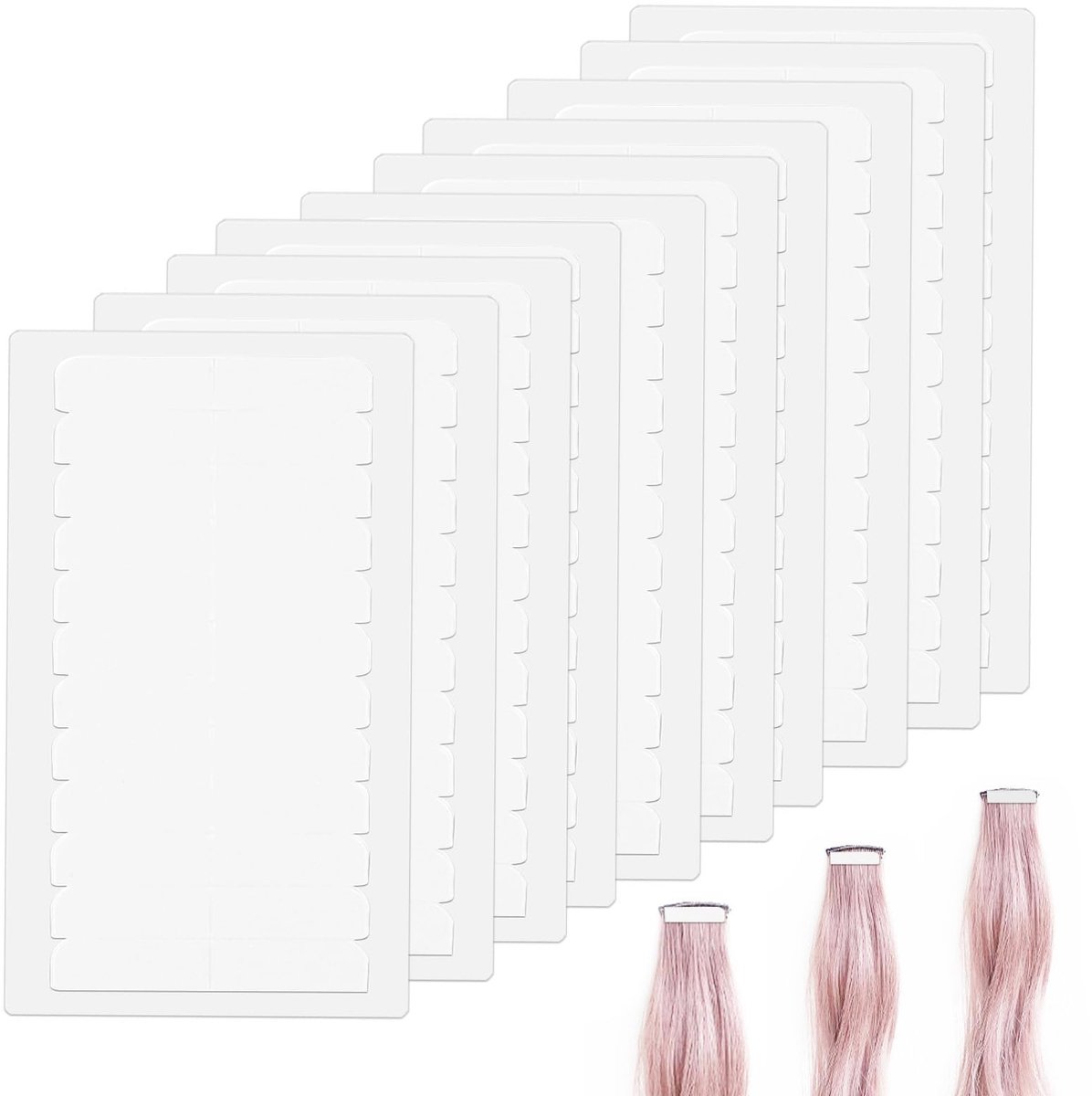 Dailygoods- Haarverlenging 120 pcs - Tape - Dubbelzijdig - Hoge kleefkracht - Onzichtbaar - Vochtbestendig - Haarextensions