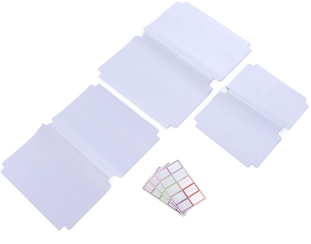Dailygoods- Boekomslag 30 Stuks - Waterdicht - Krasbestendig - Aangroeiwerend - Duurzaam - Perfecte Pasvorm - Boekbescherming