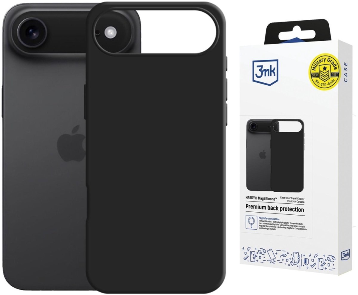 3MK Hardy MagSilicone Hoesje voor Apple iPhone Air Grafiet