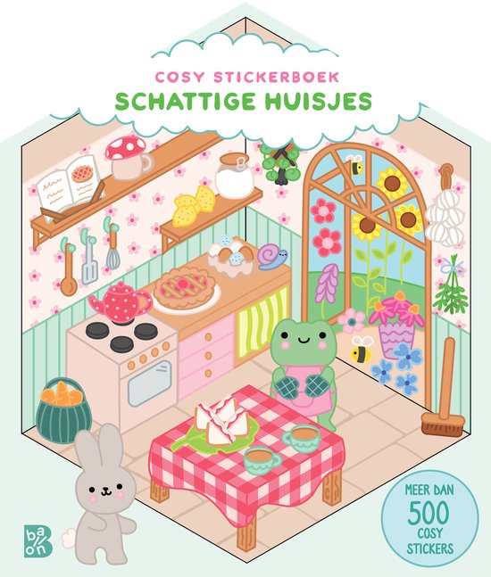 Cosy stickerboek: Schattige huisjes - cover