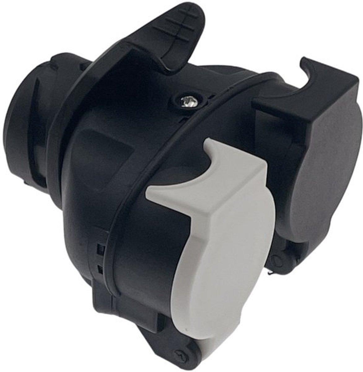 Aansluiting voor stroomsignaal van de aanhanger/aanhangeradapter - Accessoires voor kampeerwagens, stroominterface voor campers en caravans, stekker- en contactdoosomvormer, 13-pins naar 7-pins dubbelzijdige connector