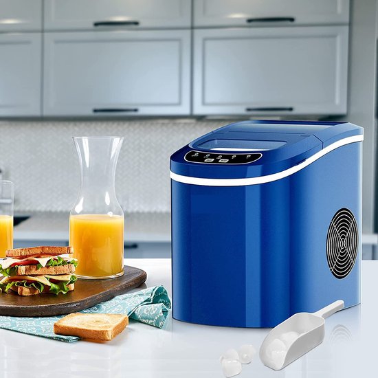 IJsblokjesmachine met 12 kg capaciteit in 24 uur, 2 ijsblokjesmaten en 2,2 liter waterreservoir van Klarstein — afbeelding 4