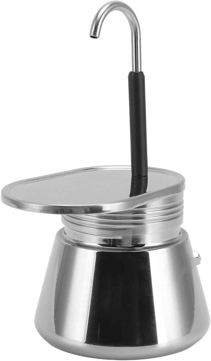 Koffiezetter - Espresso Maker - Koffie Zetten - Roestvrij Staal - 500ml Capaciteit - Zilver