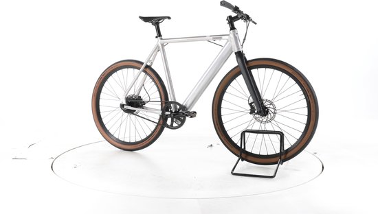 Coboc Brooklyn FAT Elektrische citybike Accu 250Wh 27,5" 2023 zilver Pro — afbeelding 5