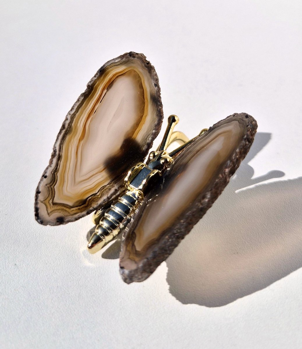 ThaleiaDesign - Agaat vlinder - Edelstenen en Mineralen - kristallen - Spiritualiteit - Woondecoratie - valentijn - liefde - cadeau - cadeautje vrouw - moederdag cadeau
