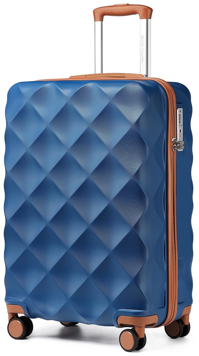 Dailygoods- Reiskoffer Lichtgewicht - Reiskoffer Handbagage - Reiskoffer 20 inch - Reiskoffer met Wielen - Reiskoffer TSA-slot - Afmetingen 54x36,5x21,5cm