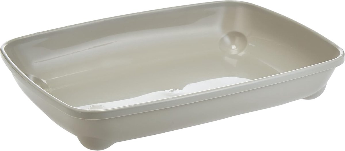 Thijox - Moderna Kattenbakvulling Tray Warm Grijs 37cm - Hygiënische Kattenbakvulling, Duurzaam en Stijlvol, Ideaal voor Thuisgebruik
