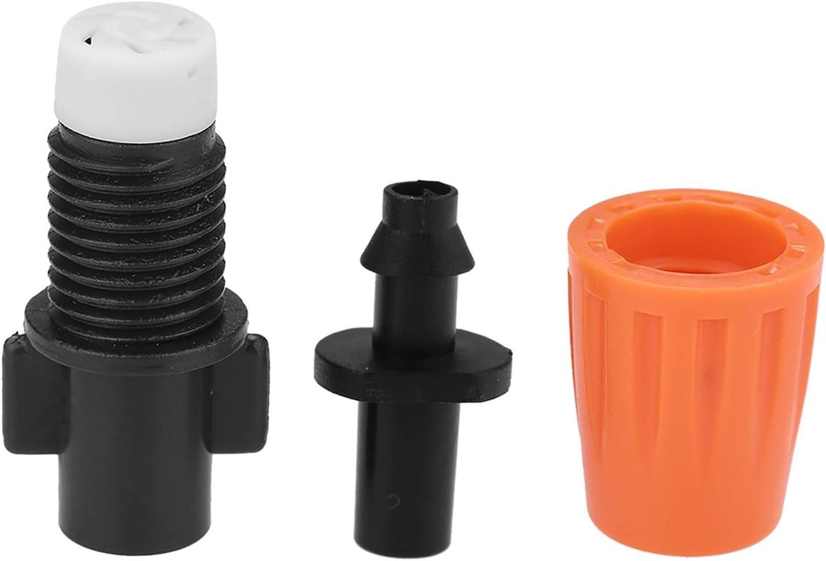 50 Stuks Verstelbare Mist Sprayers voor Tuin Drip Irrigatie - Micro Flow Spuitkop en Atomizer voor Planten
